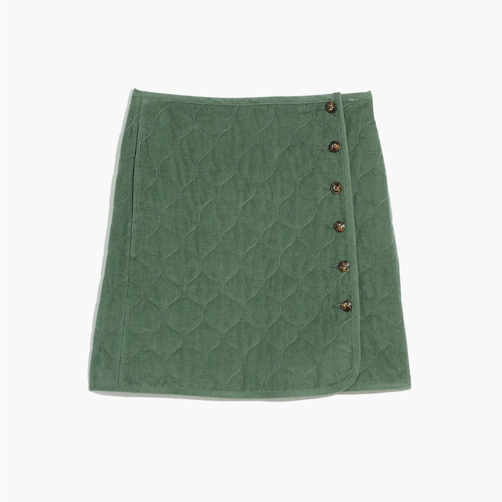 MADEWELL - Corduroy Quilted Mini Skirt